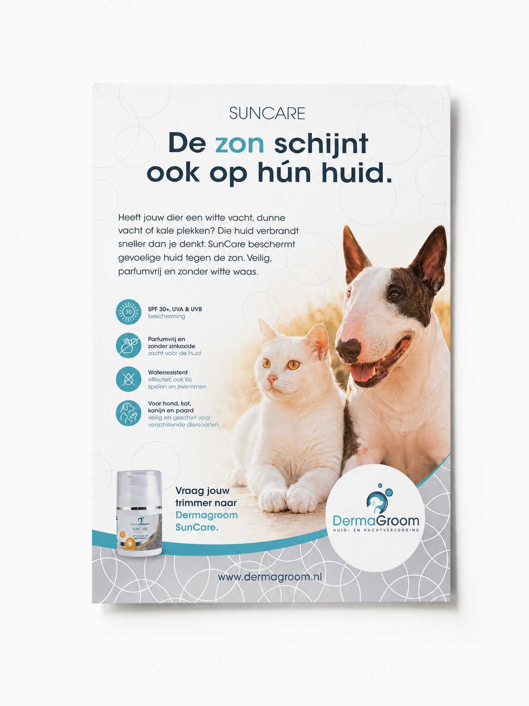DermaGroom SunCare Promotiemateriaal