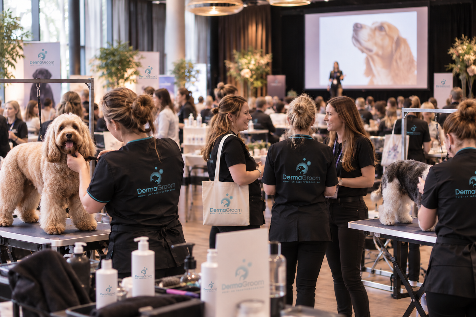 Sfeerbeeld van het DermaGroom Congres